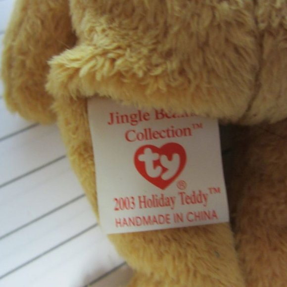 set of 5 plush christmas DECORATIONS, TY, RUSS, HANDMADE - Picture 8 of 10